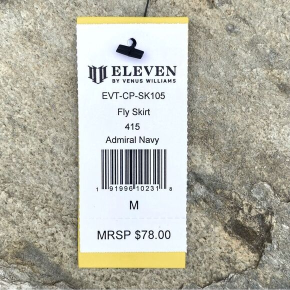 NWT New ELEVEN Venus Williams Tennis/Pickleball Fly Skirt/Skort Navy Blue M - Picture 7 of 12